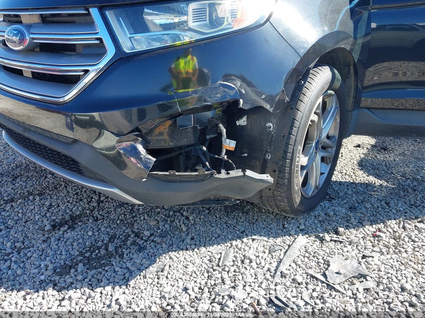 2015 Ford Edge Titanium VIN: 2FMTK3K85FBB22156 Lot: 43594694