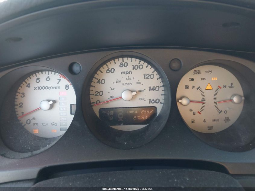 2002 Acura Tl 3.2 Type S VIN: 19UUA56862A003590 Lot: 43594706