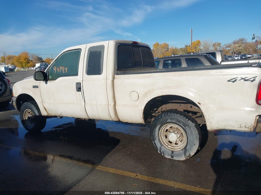 2004 Ford F-250 Lariat/Xl/Xlt VIN: 3FTNX21L04MA09712 Lot: 43594795