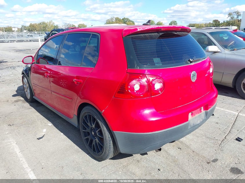 WVWGV71K88W041705 2008 VOLKSWAGEN GTI photo no. 3