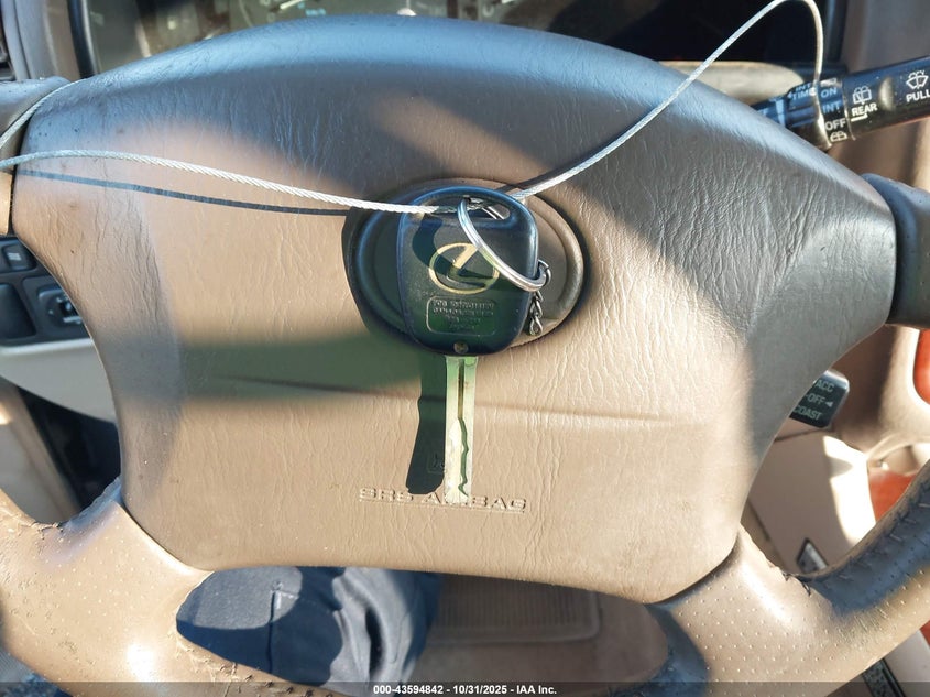 1999 Lexus Lx 470 VIN: JT6HT00W1X0040328 Lot: 43594842