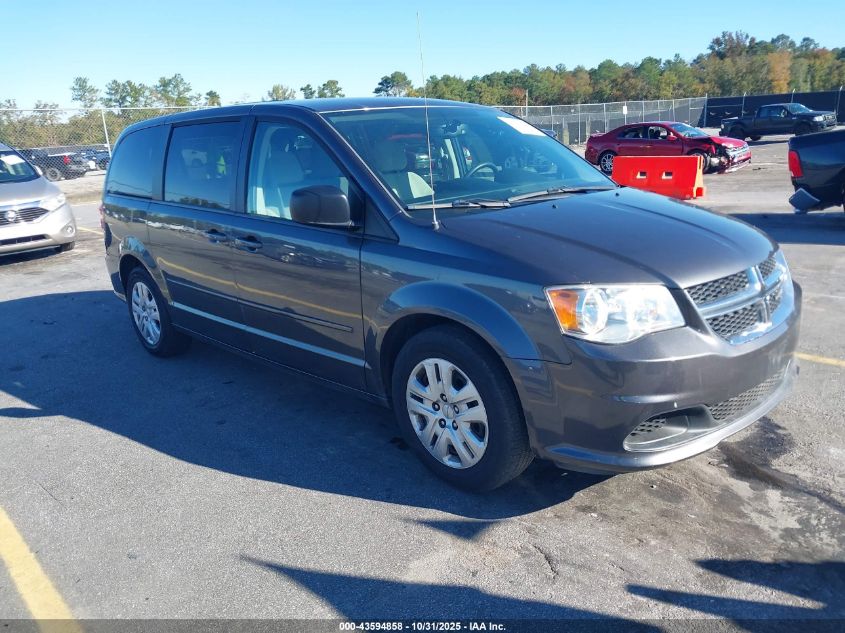 DODGE GRAND CARAVAN 2017. Lot# 43594858. VIN 2C4RDGBG4HR601234. Photo 1