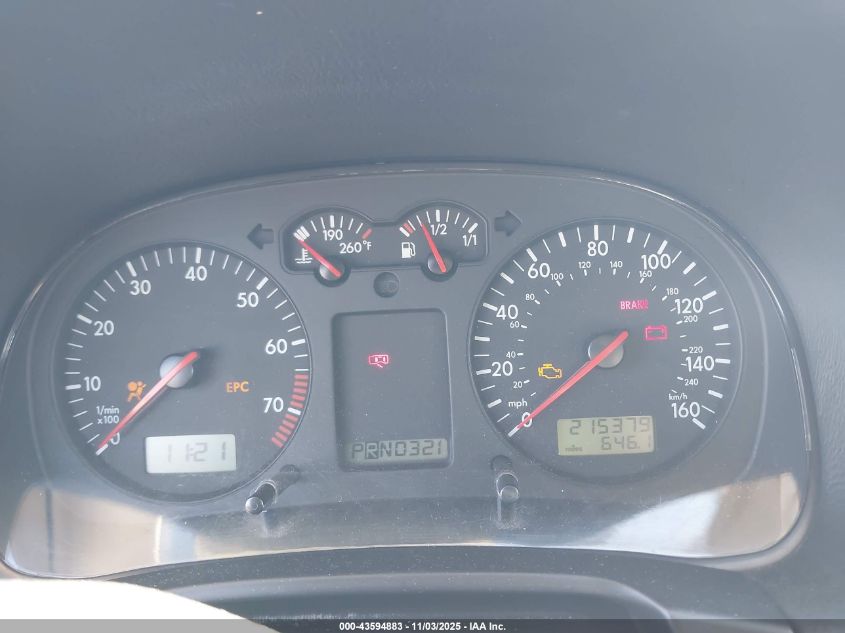 2002 Volkswagen Jetta Gls VIN: 3VWSB69M92M192494 Lot: 43594883