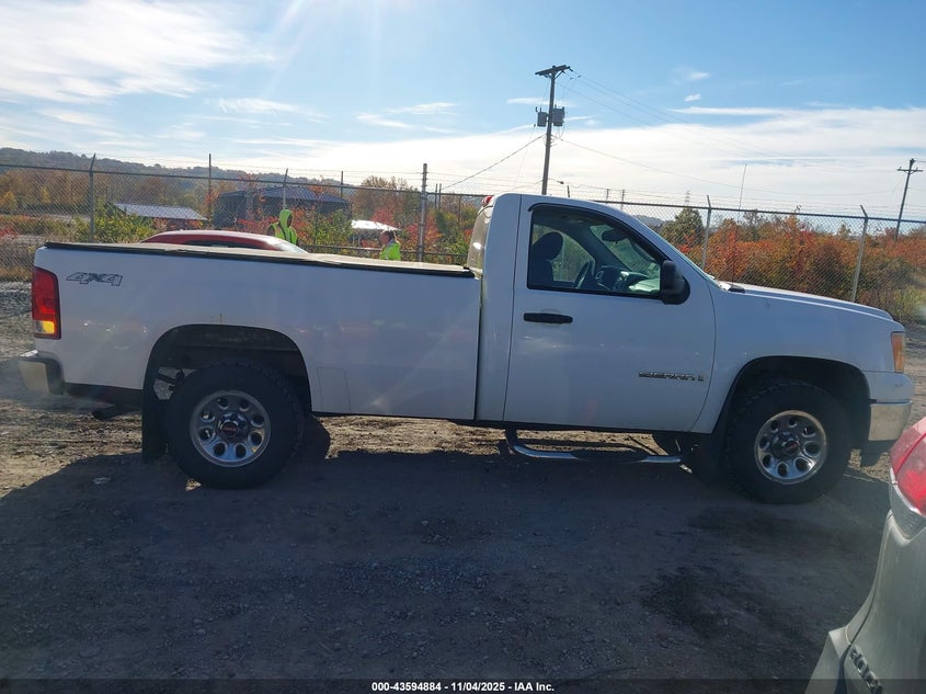 2009 GMC Sierra 1500 Work Truck VIN: 1GTEK14C39Z125870 Lot: 43594884