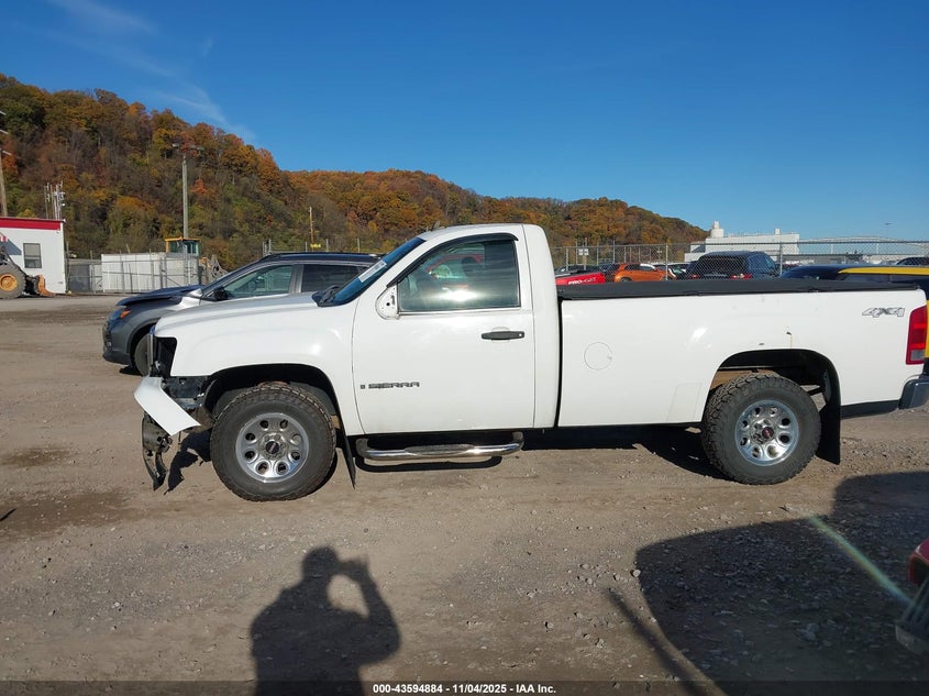 2009 GMC Sierra 1500 Work Truck VIN: 1GTEK14C39Z125870 Lot: 43594884