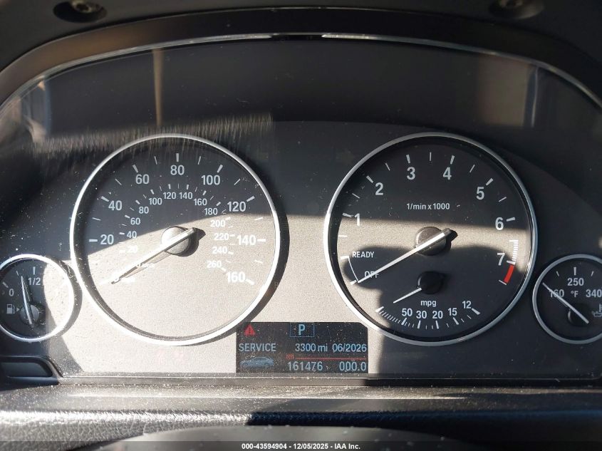 2014 BMW 320I VIN: WBA3B1G50ENS78371 Lot: 43594904