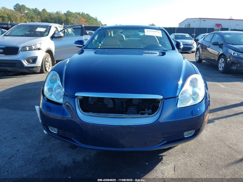 2004 Lexus Sc 430 VIN: JTHFN48Y140060404 Lot: 43594920