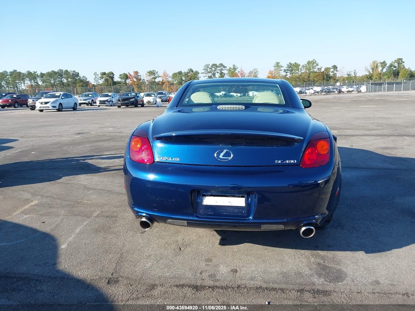 2004 Lexus Sc 430 VIN: JTHFN48Y140060404 Lot: 43594920