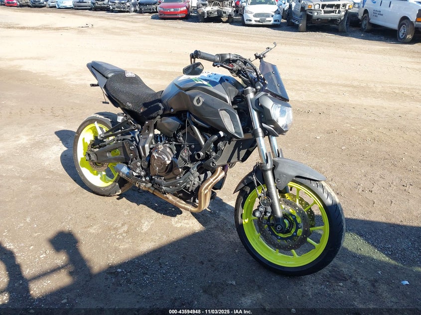2018 YAMAHA MT07 - JYARM27E0JA002119