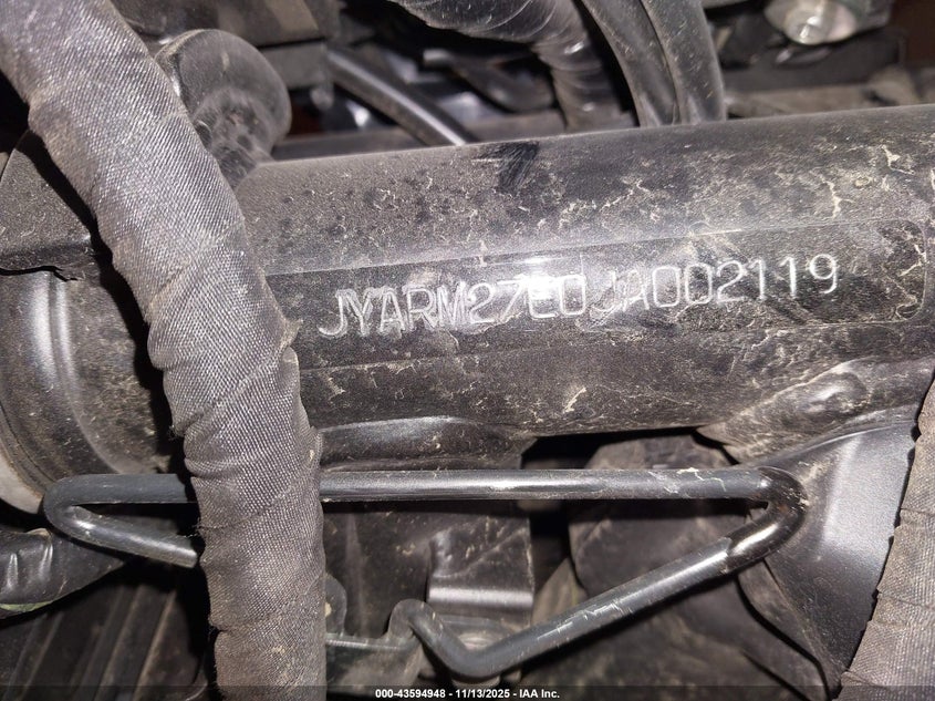 2018 Yamaha Mt07 VIN: JYARM27E0JA002119 Lot: 43594948