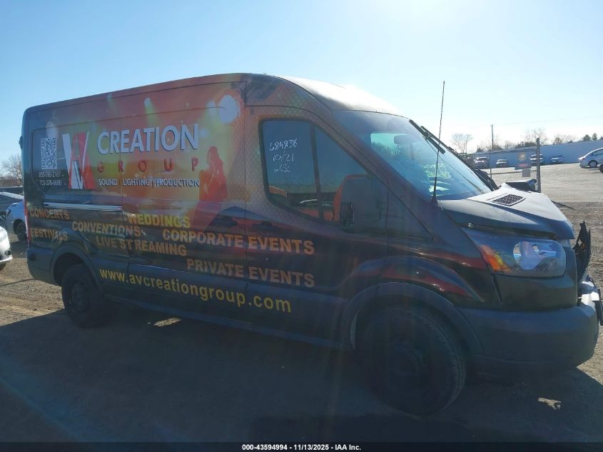 2018 Ford Transit-250 VIN: 1FTYR2CM5JKB40134 Lot: 43594994