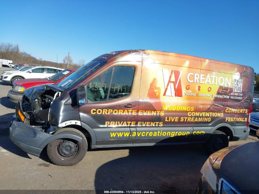 2018 Ford Transit-250 VIN: 1FTYR2CM5JKB40134 Lot: 43594994