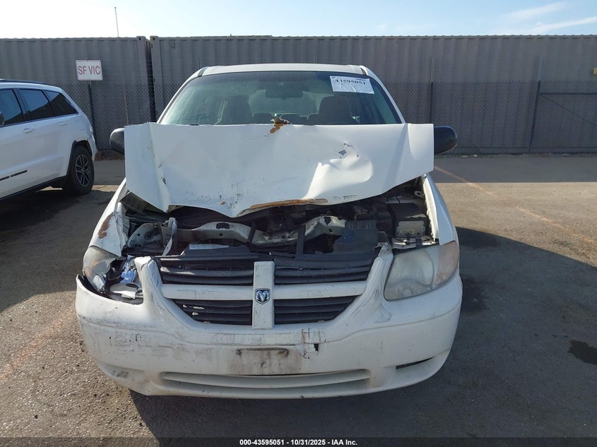 2005 Dodge Grand Caravan Se VIN: 1D4GP24R35B342877 Lot: 43595051