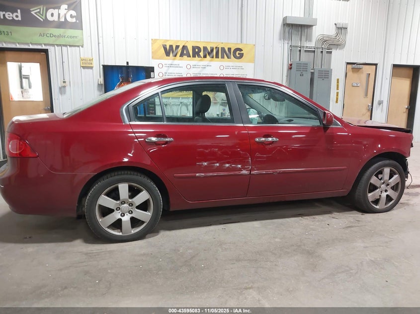 2007 Kia Optima Ex VIN: KNAGE123575131061 Lot: 43595083