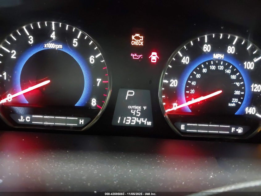 2007 Kia Optima Ex VIN: KNAGE123575131061 Lot: 43595083