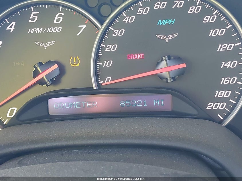 2005 Chevrolet Corvette VIN: 1G1YY24U555122571 Lot: 43595112