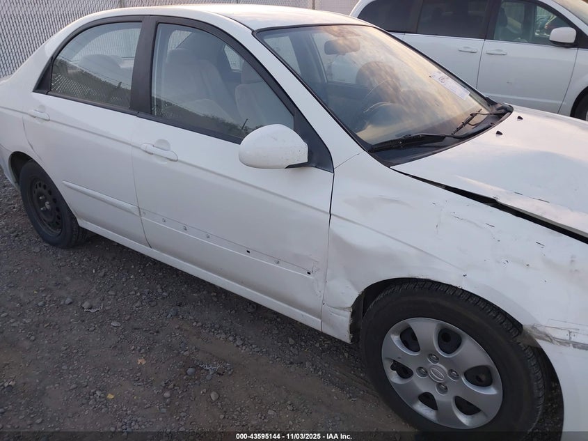 2009 Kia Spectra Ex VIN: KNAFE222X95613553 Lot: 43595144