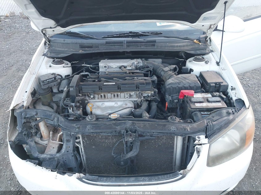 2009 Kia Spectra Ex VIN: KNAFE222X95613553 Lot: 43595144