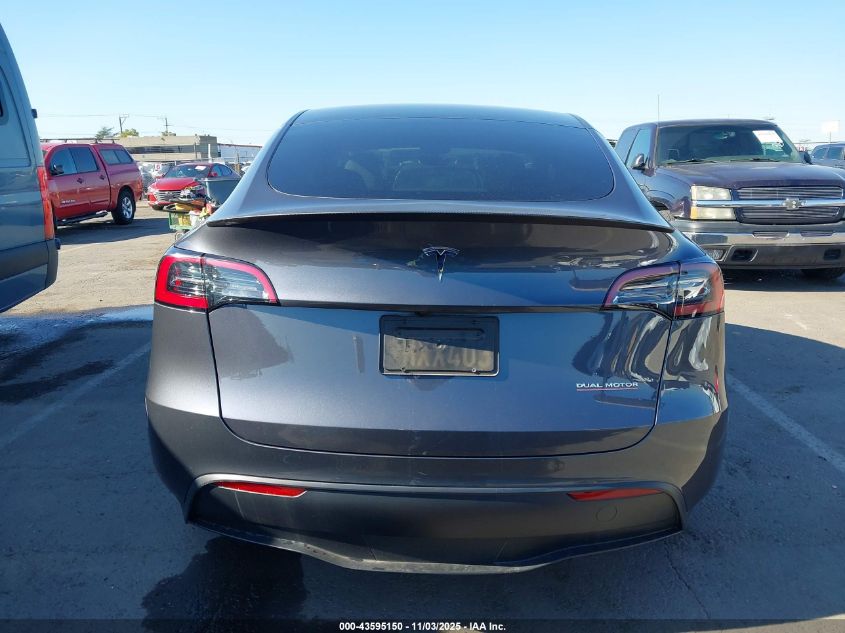 2023 Tesla Model Y Performance Dual Motor All-Wheel Drive VIN: 7SAYGDEF3PF864400 Lot: 43595150
