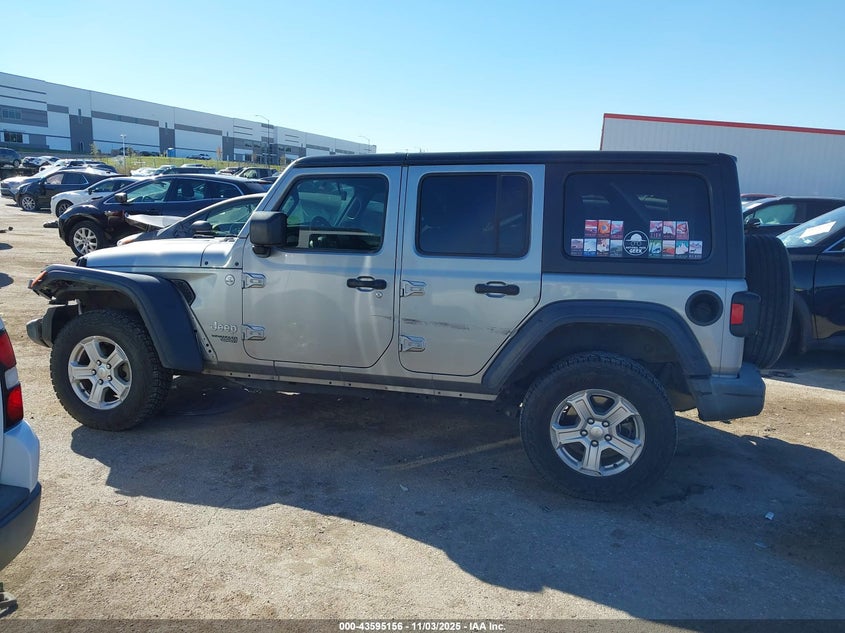 2019 JEEP WRANGLER UNLIMITED SPORT S 4X4 - 1C4HJXDGXKW518620