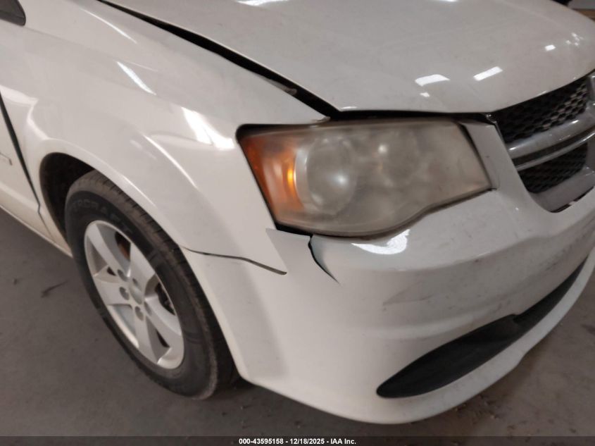 2013 Dodge Grand Caravan Se VIN: 2C4RDGBG6DR727699 Lot: 43595158