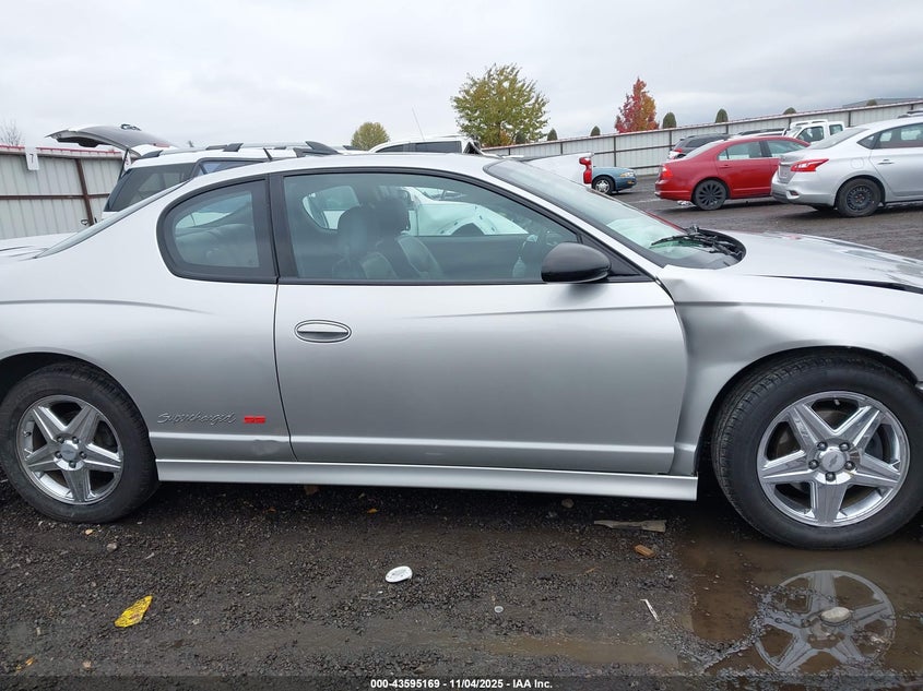 2005 Chevrolet Monte Carlo Supercharged Ss VIN: 2G1WZ151559172568 Lot: 43595169
