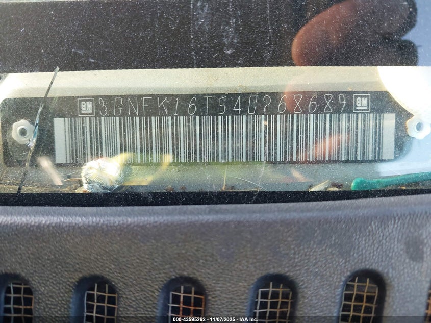 2004 Chevrolet Suburban 1500 Lt VIN: 3GNFK16T54G268689 Lot: 43595262