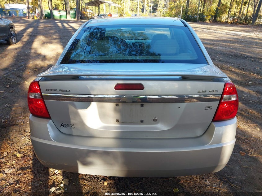 2005 Chevrolet Malibu Ls VIN: 1G1ZT54825F127695 Lot: 43595285
