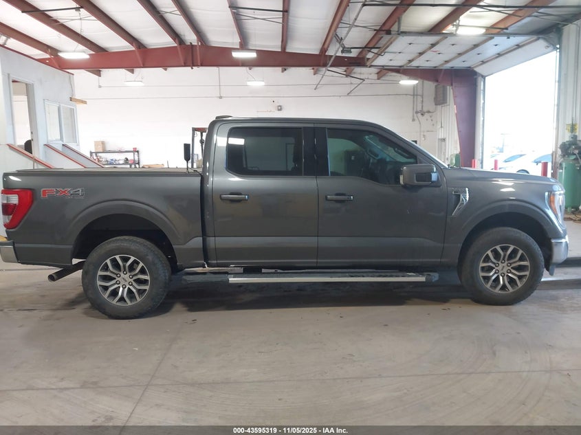 2022 Ford F-150 Lariat VIN: 1FTFW1E58NFA51396 Lot: 43595319