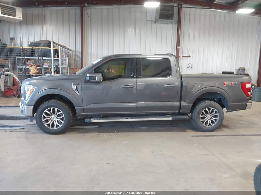 2022 Ford F-150 Lariat VIN: 1FTFW1E58NFA51396 Lot: 43595319