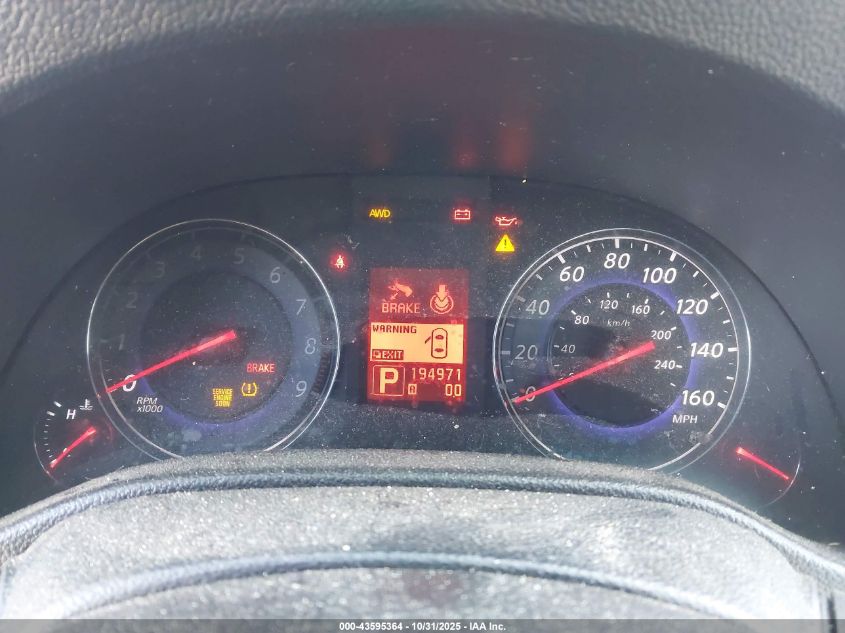 2009 Infiniti G37X VIN: JNKCV61FX9M052647 Lot: 43595364