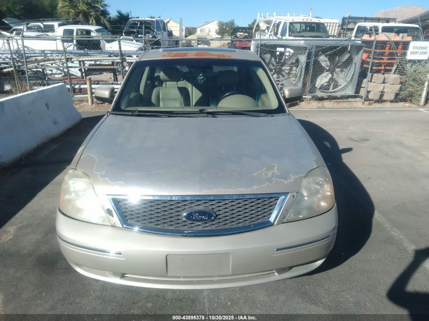2005 Ford Five Hundred Sel VIN: 1FAFP24185G188632 Lot: 43595378