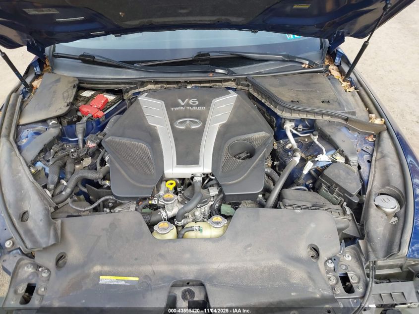 2018 Infiniti Q50 3.0T Red Sport 400 VIN: JN1FV7AR3JM480193 Lot: 43595420