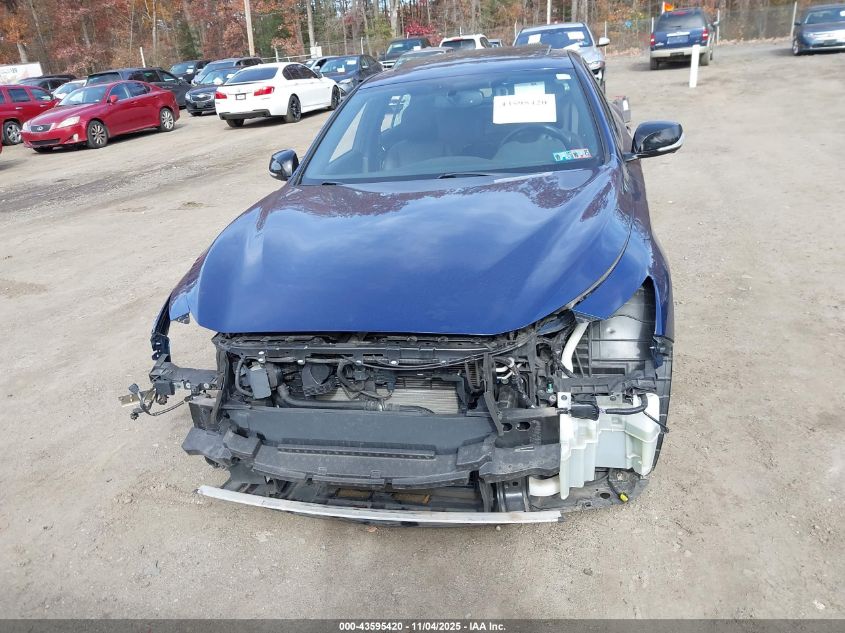 2018 Infiniti Q50 3.0T Red Sport 400 VIN: JN1FV7AR3JM480193 Lot: 43595420