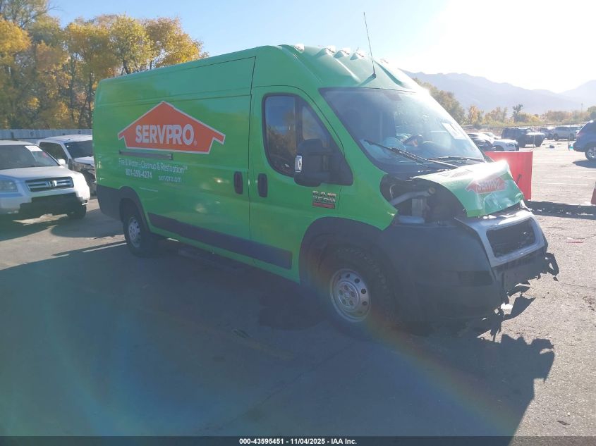 RAM PROMASTER 3500 CARGO VAN HIGH ROOF 159 WB EXT