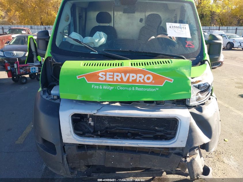 2019 Ram Promaster 3500 Cargo Van High Roof 159 Wb Ext VIN: 3C6URVJG0KE558867 Lot: 43595451