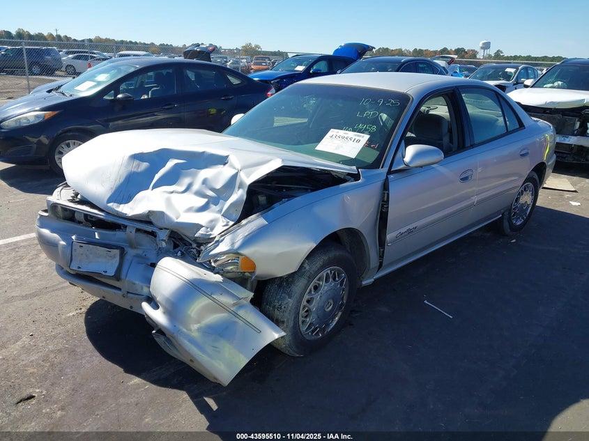 2G4WS52J221194458 2002 BUICK CENTURY photo no. 2
