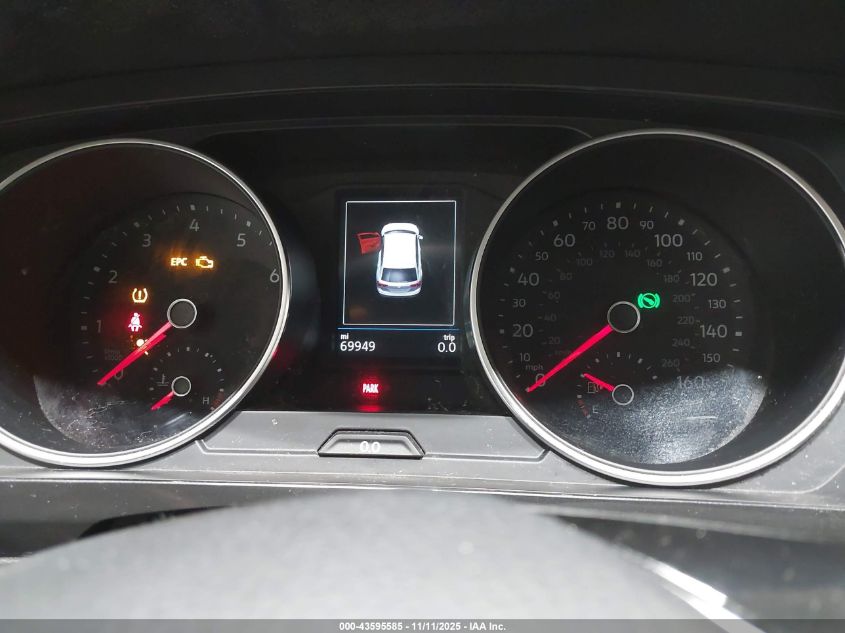 2018 Volkswagen Tiguan 2.0T S VIN: 3VV0B7AX9JM016003 Lot: 43595585