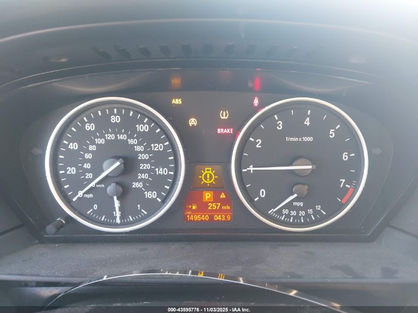 2009 BMW 528I xDrive VIN: WBANV13539C153484 Lot: 43595776