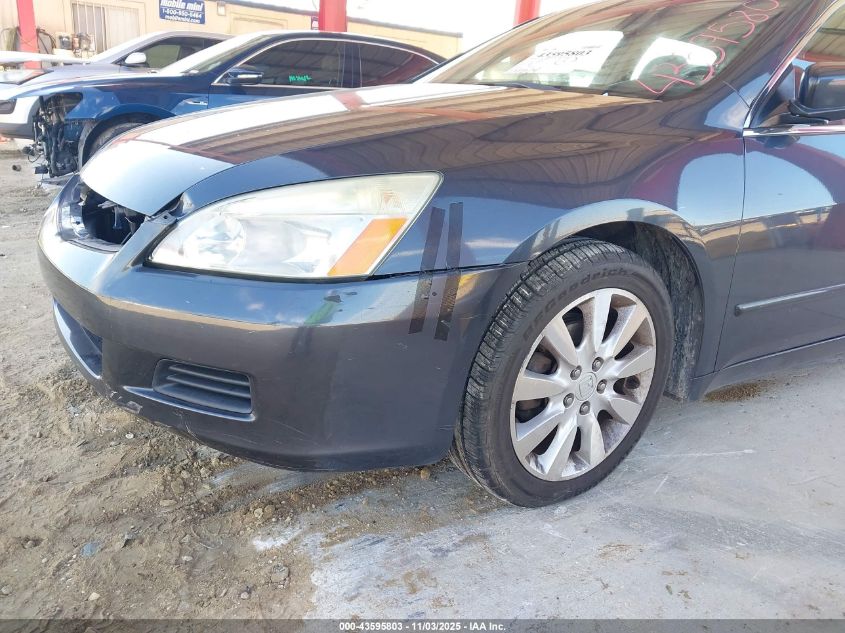 2006 Honda Accord 3.0 Ex VIN: 1HGCM66596A007654 Lot: 43595803