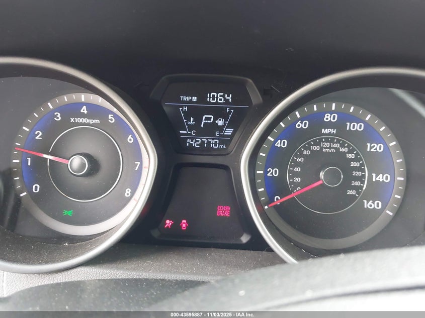 2014 HYUNDAI ELANTRA KMHDH6AH2EU029593