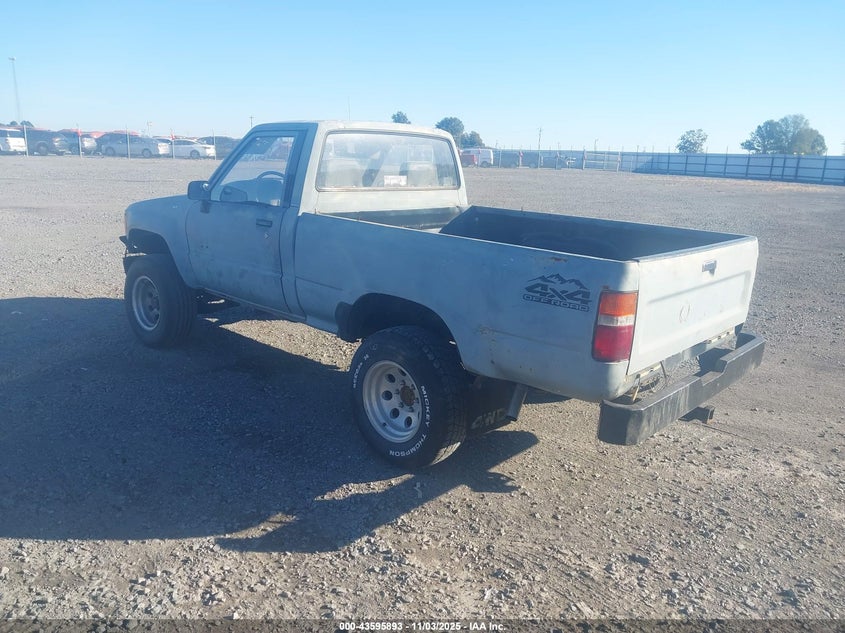 1987 Toyota Pickup Rn63 Std VIN: JT4RN63R9H0132370 Lot: 43595893