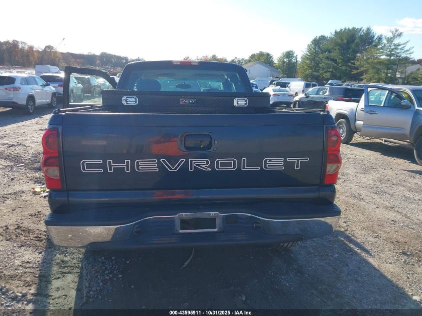 2006 Chevrolet Silverado 1500 Ls VIN: 1GCEC19XX6Z243127 Lot: 43595911