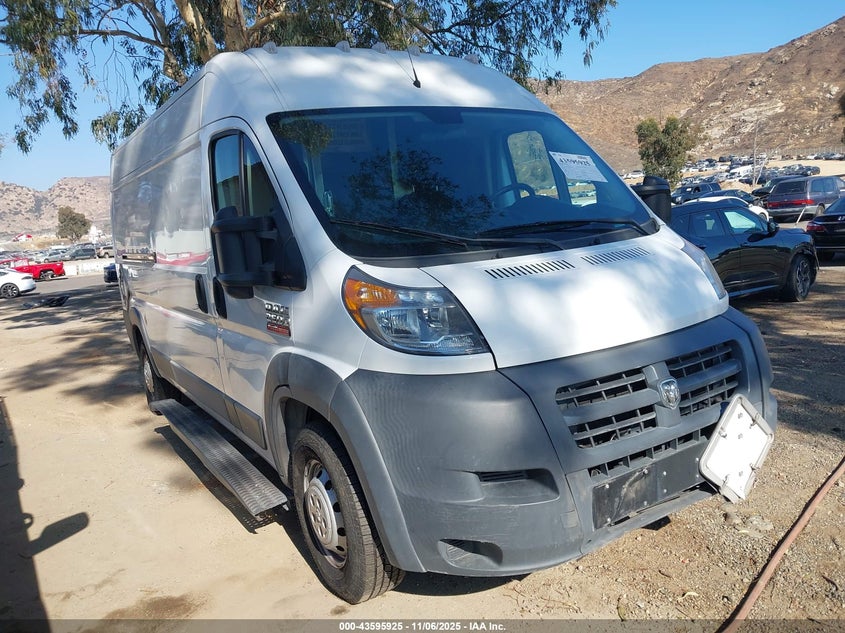 2016 RAM PROMASTER 2500 HIGH ROOF - 3C6TRVDGXGE127984