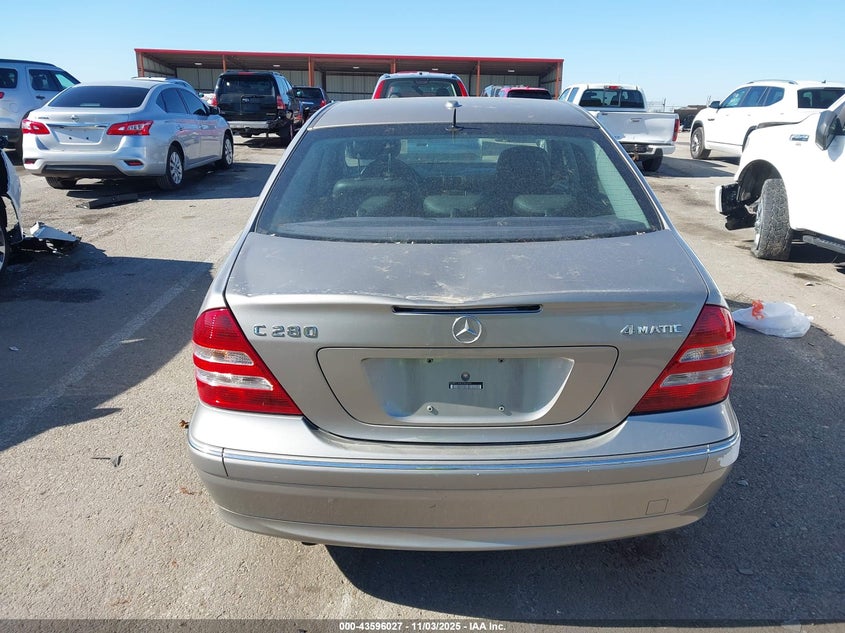 2007 Mercedes-Benz C 280 Luxury 4Matic VIN: WDBRF92H87F846945 Lot: 43596027