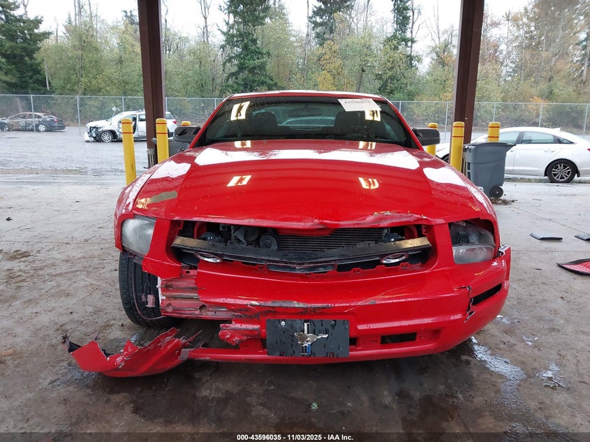 2007 Ford Mustang V6 Deluxe/V6 Premium VIN: 1ZVFT80N975305101 Lot: 43596035