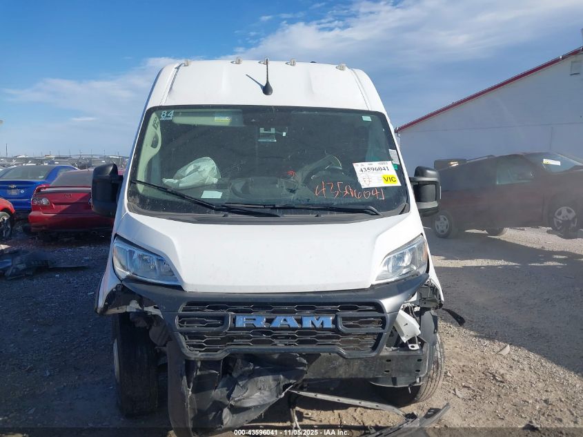 2023 Ram Promaster 2500 High Roof 159 Wb VIN: 3C6LRVDG1PE603202 Lot: 43596041