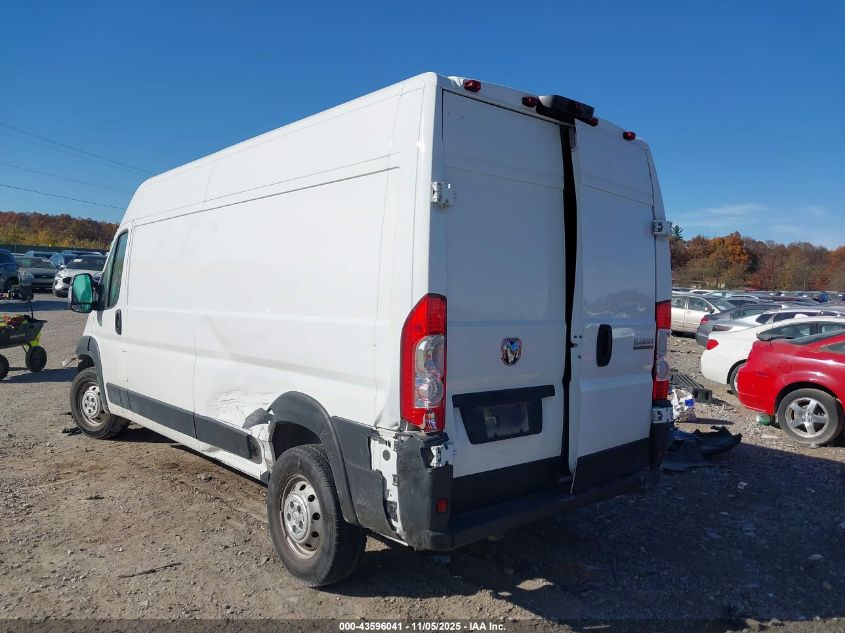 2023 Ram Promaster 2500 High Roof 159 Wb VIN: 3C6LRVDG1PE603202 Lot: 43596041