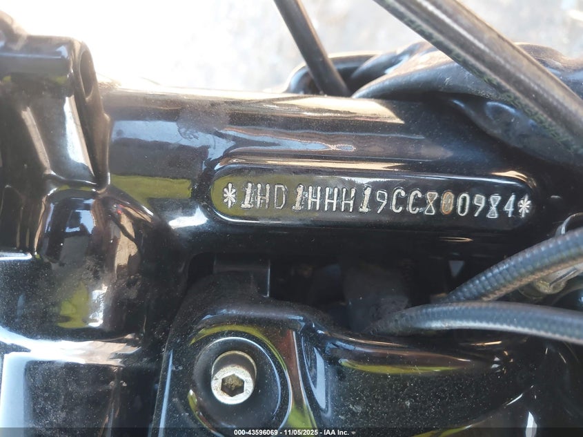 2012 Harley-Davidson Vrscdx Night Rod Special VIN: 1HD1HHH19CC800984 Lot: 43596069