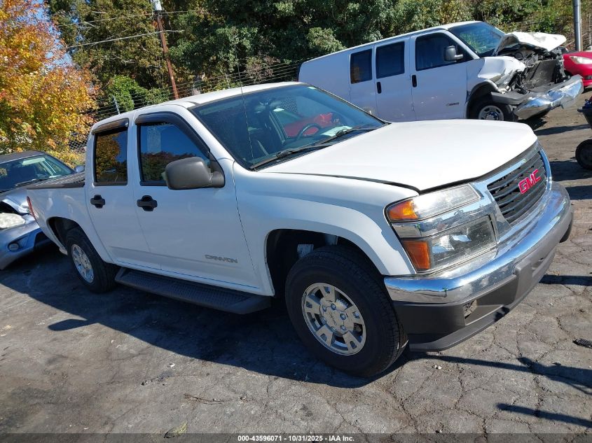 2005 GMC Canyon Sle VIN: 1GTCS136758121937 Lot: 43596071